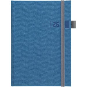 Fotografie k reklamnímu předmětu „diář Tweed A5 týdenní 2026 modrý“