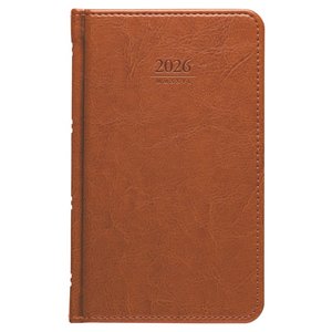 Fotografie k reklamnímu předmětu „diář Kastor kapesní týdenní 2026 hnědý“