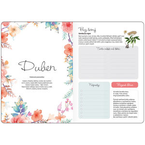 Fotografie k reklamnímu předmětu „Týdenní diář B6 Bylinkový“