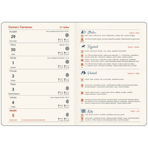 Fotografie k reklamnímu předmětu „Týdenní diář B6“