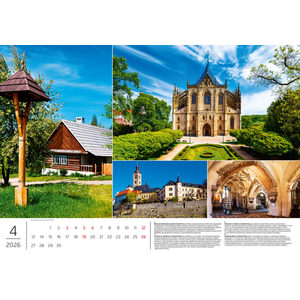 Fotografie k reklamnímu předmětu „Kalendář Putování po Česku“