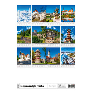Fotografie k reklamnímu předmětu „Kalendář Nejkrásnější místa České republiky“