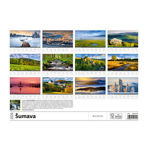 Fotografie k reklamnímu předmětu „Kalendář Šumava“