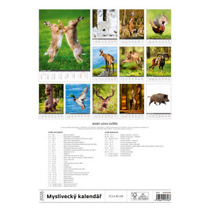 Fotografie k reklamnímu předmětu „Myslivecký kalendář“