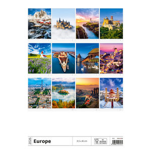 Fotografie k reklamnímu předmětu „Kalendář Europe“