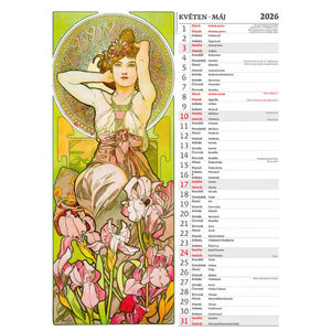 Fotografie k reklamnímu předmětu „Kalendář Alfons Mucha“