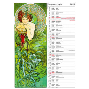 Fotografie k reklamnímu předmětu „Kalendář Alfons Mucha“