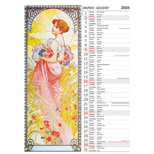 Fotografie k reklamnímu předmětu „Kalendář Alfons Mucha“