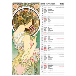 Fotografie k reklamnímu předmětu „Kalendář Alfons Mucha“