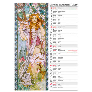 Fotografie k reklamnímu předmětu „Kalendář Alfons Mucha“