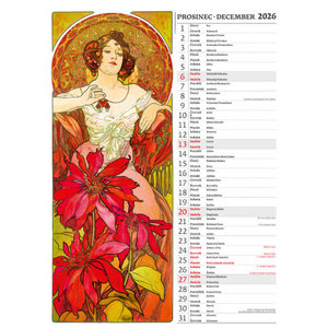 Fotografie k reklamnímu předmětu „Kalendář Alfons Mucha“