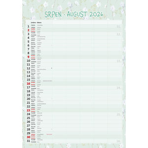 Fotografie k reklamnímu předmětu „Rodinný plánovač“