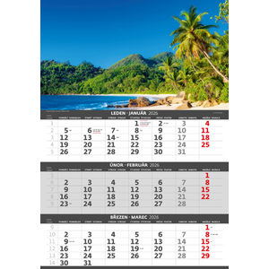 Fotografie k reklamnímu předmětu „Tříměsíční kalendář Pobřeží“