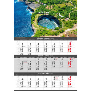 Fotografie k reklamnímu předmětu „Tříměsíční kalendář Pobřeží“