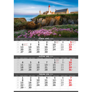 Fotografie k reklamnímu předmětu „Tříměsíční kalendář Pobřeží“