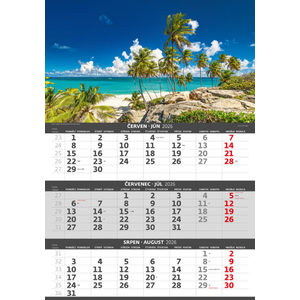 Fotografie k reklamnímu předmětu „Tříměsíční kalendář Pobřeží“