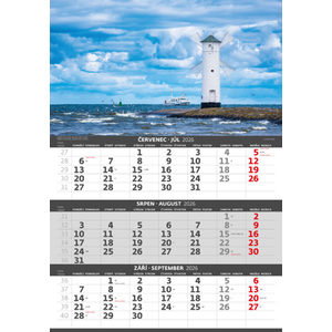Fotografie k reklamnímu předmětu „Tříměsíční kalendář Pobřeží“