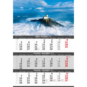 Fotografie k reklamnímu předmětu „Tříměsíční kalendář Pobřeží“
