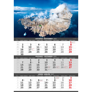 Fotografie k reklamnímu předmětu „Tříměsíční kalendář Pobřeží“