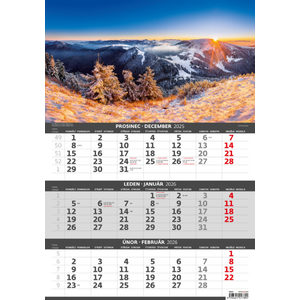 Fotografie k reklamnímu předmětu „Tříměsíční kalendář Hory“