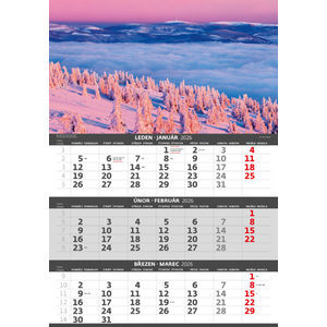 Fotografie k reklamnímu předmětu „Tříměsíční kalendář Hory“