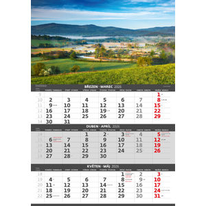 Fotografie k reklamnímu předmětu „Tříměsíční kalendář Hory“