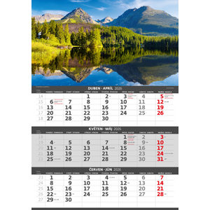 Fotografie k reklamnímu předmětu „Tříměsíční kalendář Hory“