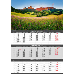 Fotografie k reklamnímu předmětu „Tříměsíční kalendář Hory“