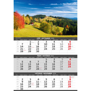 Fotografie k reklamnímu předmětu „Tříměsíční kalendář Hory“