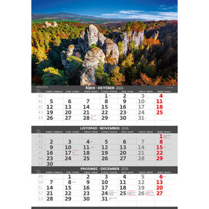 Fotografie k reklamnímu předmětu „Tříměsíční kalendář Hory“