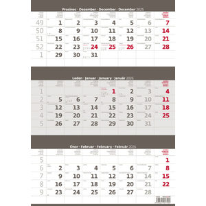 Fotografie k reklamnímu předmětu „Tříměsíční kalendář“