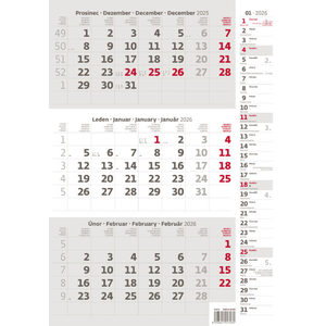 Fotografie k reklamnímu předmětu „Tříměsíční kalendář“