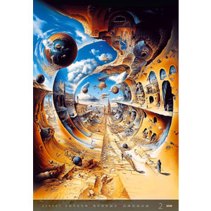 Fotografie k reklamnímu předmětu „Kalendář Surreal New Worlds“