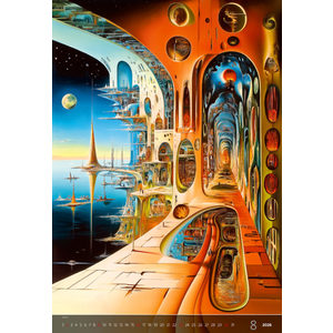 Fotografie k reklamnímu předmětu „Kalendář Surreal New Worlds“