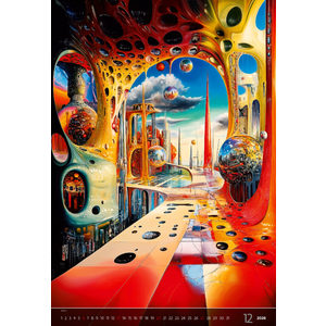 Fotografie k reklamnímu předmětu „Kalendář Surreal New Worlds“