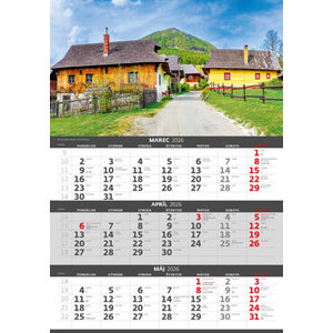 Fotografie k reklamnímu předmětu „Slovenský kalendár Slovensko - trojmesačné“