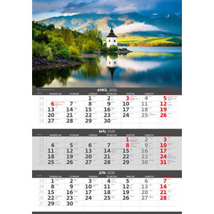 Fotografie k reklamnímu předmětu „Slovenský kalendár Slovensko - trojmesačné“