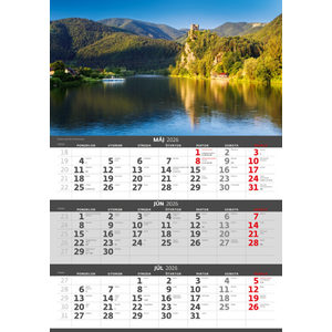 Fotografie k reklamnímu předmětu „Slovenský kalendár Slovensko - trojmesačné“