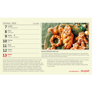 Fotografie k reklamnímu předmětu „Kalendář Receptář“