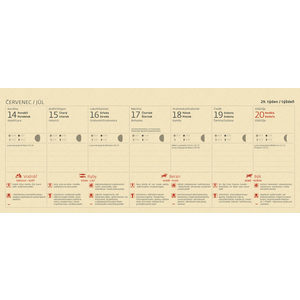 Fotografie k reklamnímu předmětu „Kalendář Lunární kalendář“