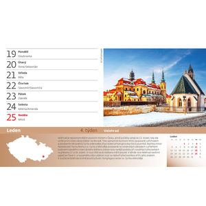Fotografie k reklamnímu předmětu „Kalendář 55 turistických nej Čech, Moravy a Slezska“