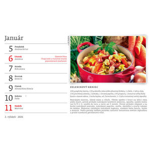 Fotografie k reklamnímu předmětu „Slovenský kalendár Kuchárka pre všetkých“