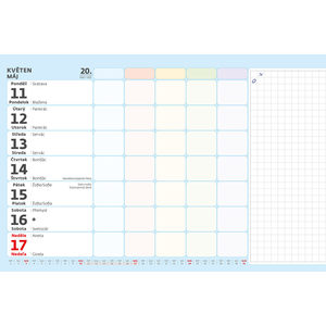 Fotografie k reklamnímu předmětu „Maxi rodinný plánovací kalendář“