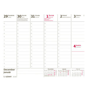 Fotografie k reklamnímu předmětu „Slovenský kalendár Pracovný MINI“