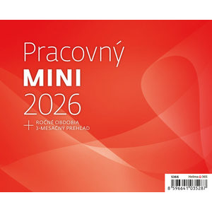 Fotografie k reklamnímu předmětu „Slovenský kalendár Pracovný MINI“