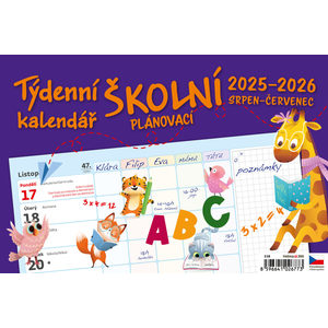 Fotografie k reklamnímu předmětu „Týdenní školní plánovací kalendář“