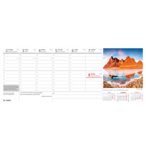 Fotografie k reklamnímu předmětu „Plánovací kalendář Svět hor“