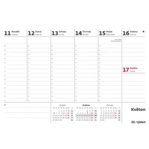 Fotografie k reklamnímu předmětu „Pracovní kalendář“