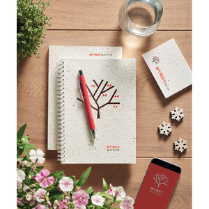 Fotografie k reklamnímu předmětu „Zápisník A5, semínka v deskách SEED BOOK“