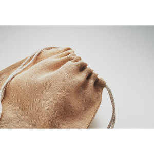 Fotografie k reklamnímu předmětu „Jutový stahovací batoh FUKURO“